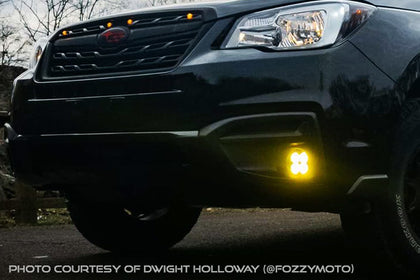 SS3 LED Fog Light Kit for 2014-2018 Subaru Forester Yellow SAE Fog Sport w/ Backlight Diode Dynamics