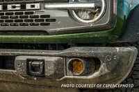 SS3 LED Fog Light Kit for 2021 Ford Bronco (w/ Standard Bumper) Yellow SAE Fog Sport w/ Backlight Diode Dynamics