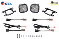 SS3 LED Fog Light Kit for 2009-2014 Ford Focus Yellow SAE Fog Pro w/ Backlight Diode Dynamics