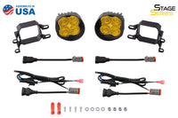 SS3 LED Fog Light Kit for 2013-2015 Lexus GS450h Yellow SAE Fog Sport w/ Backlight Diode Dynamics