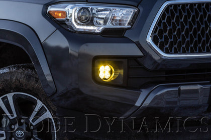 SS3 LED Fog Light Kit for 2016-2021 Toyota Tacoma Yellow SAE Fog Max w/ Backlight Diode Dynamics