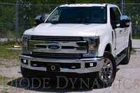 SS3 LED Fog Light Kit for 2017-2021 Ford Super Duty Yellow SAE Fog Pro w/ Backlight Diode Dynamics