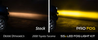 SS3 LED Fog Light Kit for 2005-2011 Toyota Tacoma White SAE Fog Pro w/ Backlight Diode Dynamics