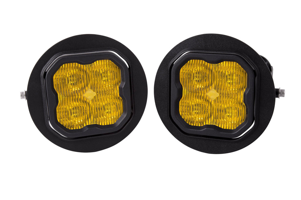 SS3 LED Fog Light Kit for 2011-2014 Ford F-150 Yellow SAE Fog Pro w/ Backlight Diode Dynamics