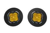 SS3 LED Fog Light Kit for 2007-2013 GMC Sierra 1500 Yellow SAE Fog Pro w/ Backlight Diode Dynamics