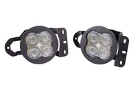 SS3 LED Fog Light Kit for 2020-2021 Jeep Gladiator White SAE Fog Max w/ Backlight Type MS Bracket Kit Diode Dynamics