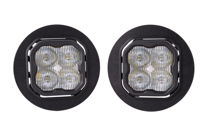 SS3 LED Fog Light Kit for 2005-2009 Subaru Outback White SAE Fog Pro w/ Backlight Diode Dynamics