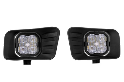SS3 LED Fog Light Kit for 2009-2012 Ram 1500 White SAE Fog Max w/ Backlight Diode Dynamics
