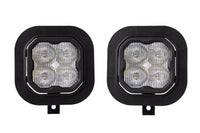 SS3 LED Fog Light Kit for 2011-2016 Ford Super Duty F-250/F-350 White SAE Fog Sport w/ Backlight Diode Dynamics