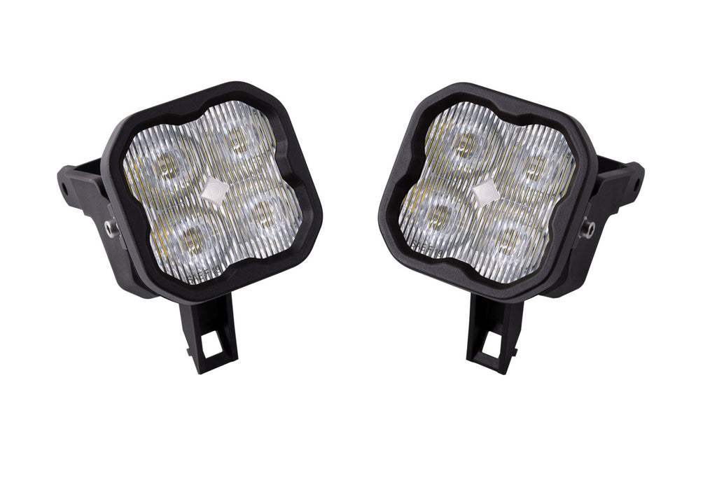 SS3 LED Fog Light Kit for 2000-2005 Ford Excursion White SAE Fog Pro w/ Backlight Diode Dynamics