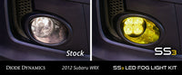 SS3 LED Fog Light Kit for 2011-2014 Subaru WRX/STi Yellow SAE Fog Max w/ Backlight Diode Dynamics