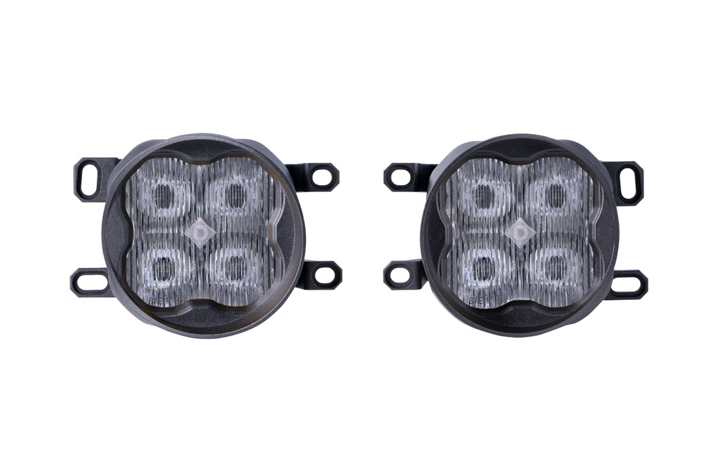 SS3 LED Fog Light Kit for 2010-2013 Toyota 4Runner, White SAE Fog Sport with Backlight Diode Dynamics