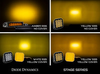 SS5 LED Pod Cover Yellow Diode Dynamics