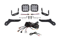 SS5 Bumper LED Pod Light Kit for 2017-2020 Ford Raptor Sport White Combo Diode Dynamics