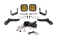 SS5 Bumper LED Pod Light Kit for 2017-2020 Ford Raptor Sport Yellow Combo Diode Dynamics