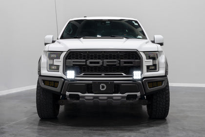 SS5 Bumper LED Pod Light Kit for 2017-2020 Ford Raptor Sport Yellow Combo Diode Dynamics