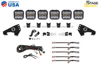 20-Present Polaris RZR SS5 Sport CrossLink Roof White Combo Lightbar Kit Diode Dynamics