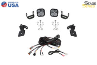 20-Present Polaris RZR A-Pillar LED Pod Bracket Kit Diode Dynamics