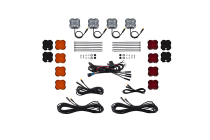 Single-Color Rock Light Installer Magnet Mount Kit (4-pack)