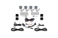 RGBW Rock Light Installer Magnet Mount Kit w/Controller (4-pack)