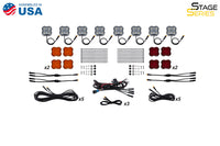 Single-Color Rock Light Mid-Size Installer Kit (8-pack)