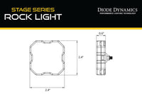 Single-Color Rock Light Mid-Size Installer Kit (8-pack)