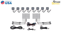 RGBW Rock Light Installer Kit (8-pack) Diode Dynamics