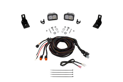 Stage Series Ditch Light Kit for 2022+ Ford Maverick, C2 Sport White Combo