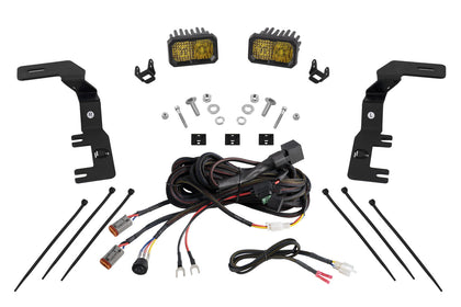 Stage Series Ditch Light Kit for 2023-Present Chevrolet Colorado C2 Sport Yellow Combo Diode Dynamics