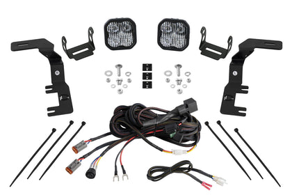 Stage Series Ditch Light Kit for 2023-Present Chevrolet Colorado SS3 Sport White Combo Diode Dynamics