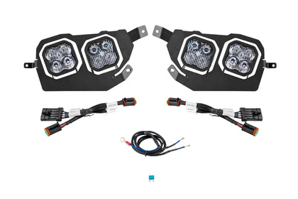 SS3 LED Headlight Kit for 2014-2023 Polaris RZR XP, Sport White ABL Diode Dynamics