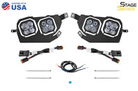 SS3 LED Headlight Kit for 2014-2023 Polaris RZR Sport White ABL