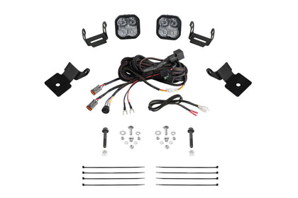 Stage Series SS3 A-Pillar Pod Kit for 2014-2018 Polaris RZR XP, Pro White Combo Diode Dynamics