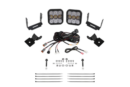 Stage Series SS5 A-Pillar Pod Kit for 2014-2018 Polaris RZR XP, Pro White Combo Diode Dynamics