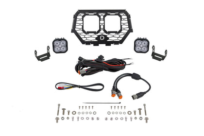 Stage Series LED Grille Kit for 2014-2018 Polaris RZR XP, Sport White Fog Diode Dynamics