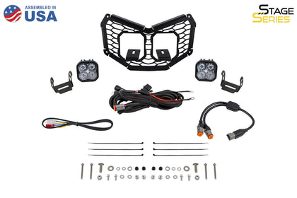 Stage Series LED Grille Kit Bracket Kit for 2017-2024 Can-Am Maverick X3 Diode Dynamics