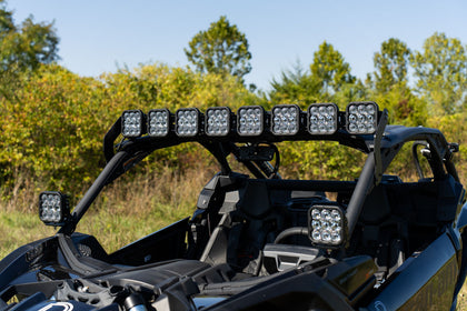 2017-2024 Can-Am Maverick X3 SS5 Sport CrossLink Roof Yellow Combo Lightbar Kit Diode Dynamics