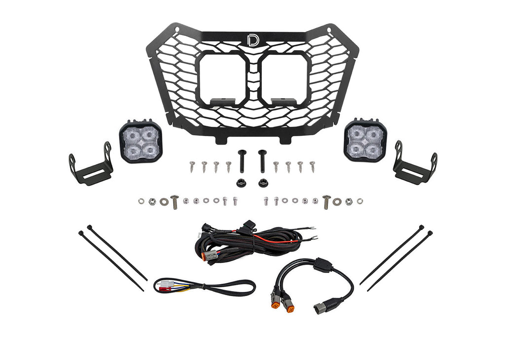 Stage Series LED Grille Kit for 2022-2024 Honda Talon, Cool White (6000K) Sport White SAE Fog