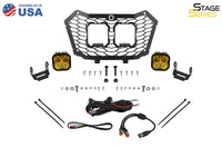 Stage Series LED Grille Kit for 2022-2024 Honda Talon, Yellow (3000K) Sport Yellow SAE Fog
