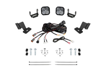 Stage Series Ditch Light Kit for 2019-2024 Honda Talon, SS3 Sport White Combo