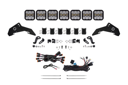 2019-2024 Honda Talon, SS5 Sport CrossLink Roof White Combo Lightbar Kit
