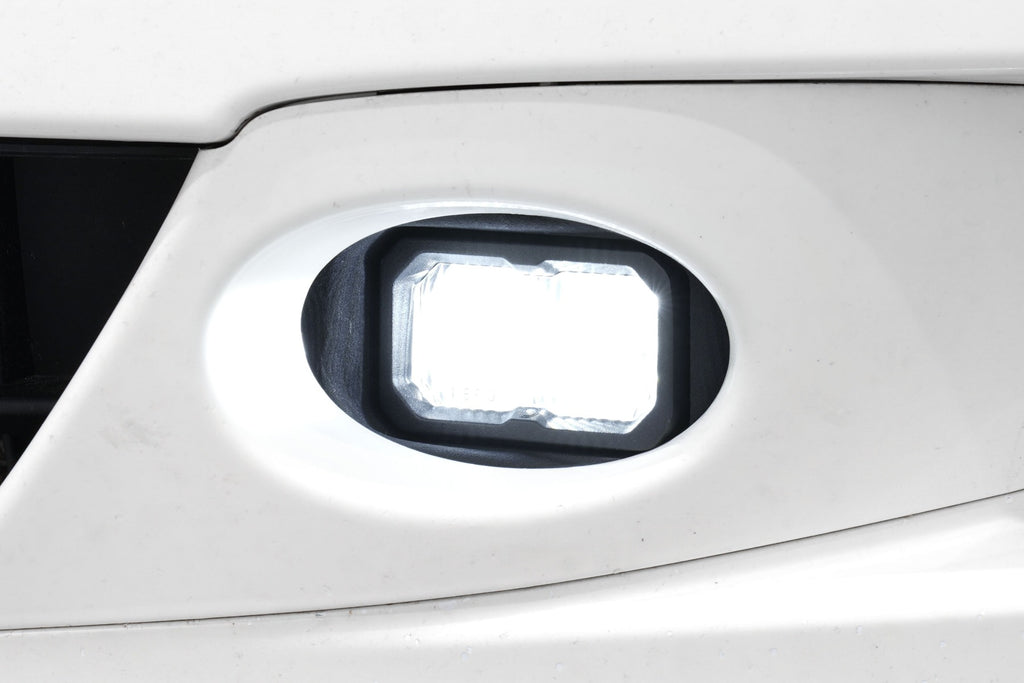 SSC2 LED Fog Light Kit for 2008-2010 Honda Odyssey, Cool White (6000K) Pro White SAE Fog Diode Dynamics