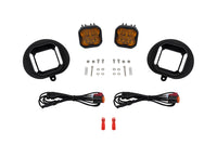 SS3 SAE/DOT Type DR Fog Light Kit Yellow (3000K) Max (38.5 watts) Yellow SAE Fog Diode Dynamics