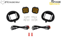 SS3 SAE/DOT Type DR Fog Light Kit Yellow (3000K) Max (38.5 watts) Yellow SAE Fog Diode Dynamics