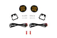 SS3 SAE/DOT Type Forester Fog Light Kit Yellow (3000K) Sport (14.5 watts) Yellow SAE Fog Diode Dynamics