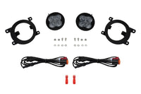 SS3 SAE/DOT Type Rav4 Fog Light Kit Cool White (6000K) Sport (14.5 watts) White SAE Fog Diode Dynamics