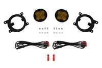 SS3 SAE/DOT Type Rav4 Fog Light Kit Yellow (3000K) Sport (14.5 watts) Yellow SAE Fog Diode Dynamics