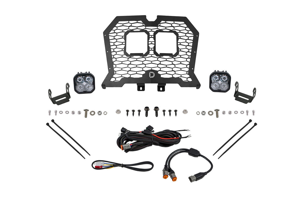 Stage Series LED Grille Kit for 2019-2023 Polaris RZR XP, Cool White (6000K) Sport White Combo