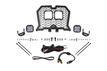 Stage Series LED Grille Kit for 2019-2023 Polaris RZR XP, Cool White (6000K) Pro White SAE Fog