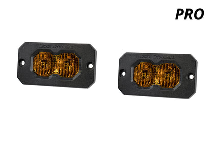 C2 2.0 Pro Yellow Flood Flush ABL (Pair) Diode Dynamics